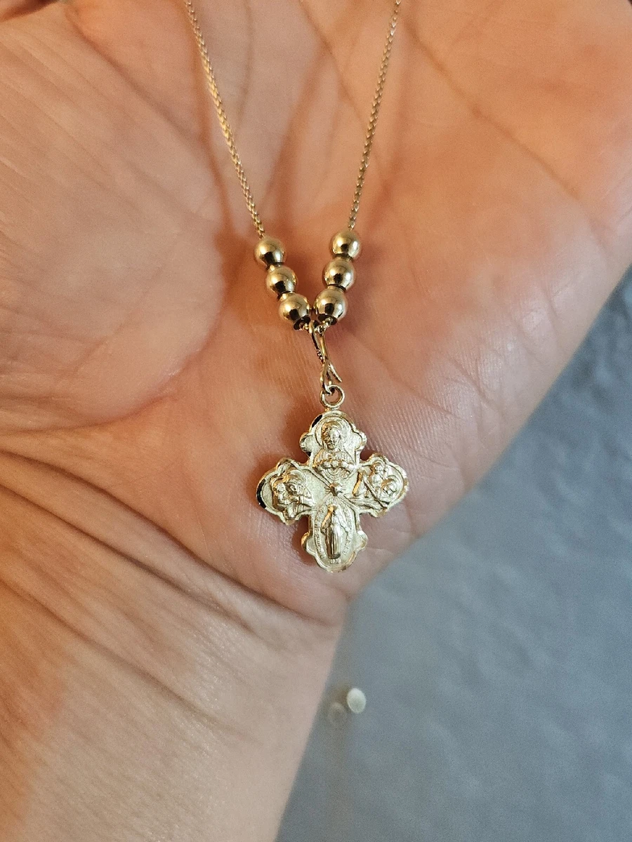 Alex and ani gold cross necklace sale