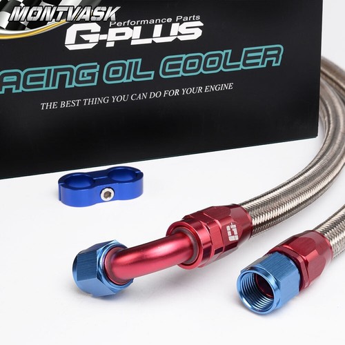 Universal 10 Row 10AN Aluminum Engine Oil Cooler+ Filter Adapter Kit - Picture 7 of 9