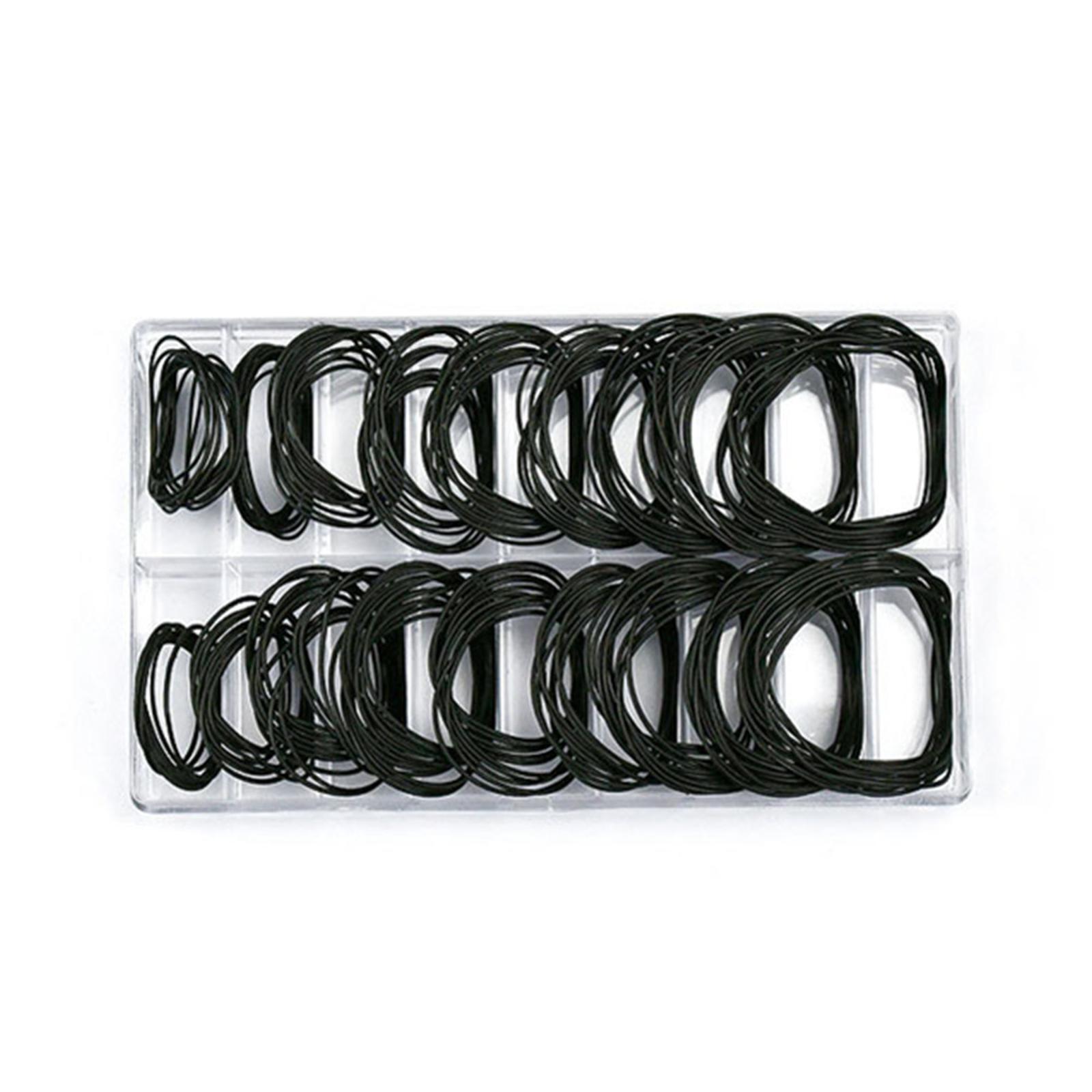 200x 0.5&0.6mm Assorted Waterproof Watch Case O-Ring Rubber Gasket Sealed Washer