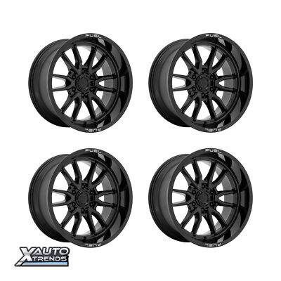 Fuel Off-Road D760 Clash Gloss Black 20X9 8X165.1 01mm (Set of 4)