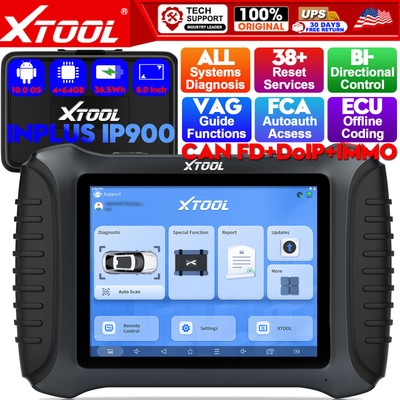 XTOOL IP900 Auto Bidirectional Diagnostic Scanner Car Coding Programming Tool