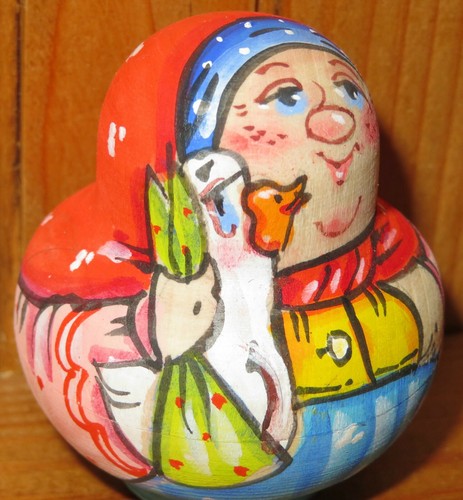 Matryoshka Russian Nesting Dolls MINIATURE Tiny Family 10 Goose LATISHEVA signed - Picture 11 of 12