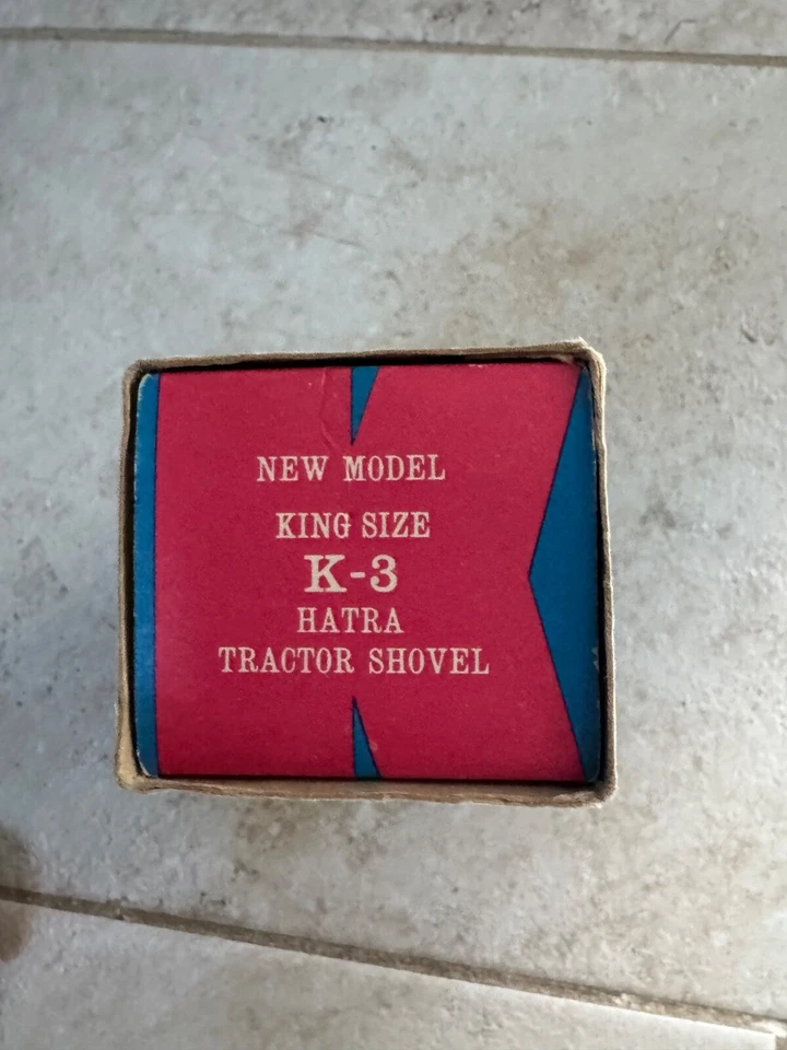 MATCHBOX K-3 "Hatra" Tractor Shovel King Size By Lesney in Orange - Image 3 of 4