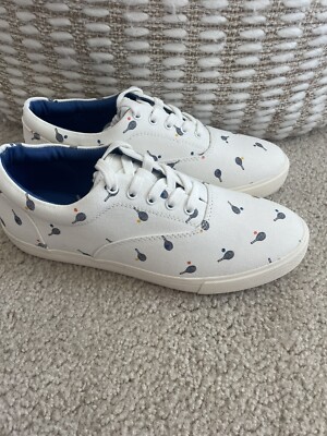 Club Room Men's Lance Colorblocked Lace-Up Sneaker Blue/White Size 8 New