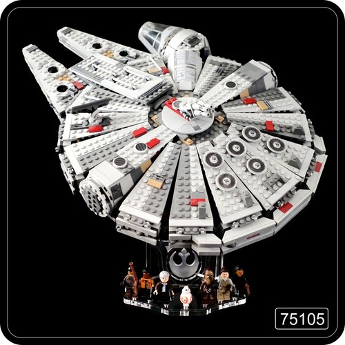 Soporte de exhibición en ángulo (36°) para Lego 75389-75257-75212-75105-4504 M (oscuro) Falcon - Imagen 23 de 32