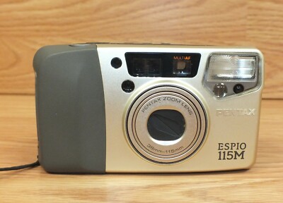 FOR PARTS** Pentax ESPIO 115M MultiAF Film Camera With Strap