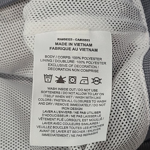 Nike Jacket Mens Extra Large Gray White Zip Hooded Windbreaker Rain Coat New XL - Picture 7 of 14