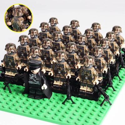 lego army compatible toy ww2 camouflage cloth world war 2