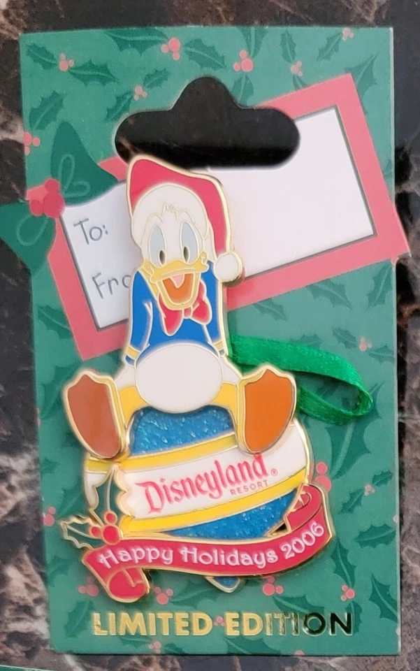 DISNEY DLR FELICES FIESTAS 2006 ADORNO FAB 5 SOMBRERO DE SANTA LE 1000 PIN SET - 5 PINES Foto 3 de 4