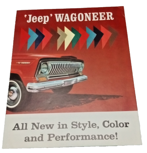 1965 Jeep Wagoneer Vintage Car Sales Brochure Fc2