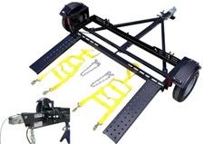 Ez Haul Stand Up Car Tow Dolly With Hydraulic Brakes