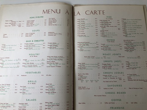 The Australian Hotel Sydney Australia Ala Carte Restaurant Menu - Picture 3 of 4
