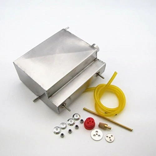 New 900CC Middle Stainless Steel 140x125x68mm Pro Fuel Tank for RC Boat