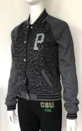 Victoria's Secret Pink Varsity Jacke Bomberjacke Strass XS L Neu mit Etikett - Bild 3 von 3