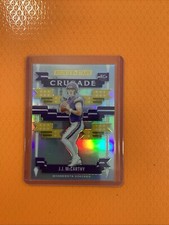 2024 Panini Rookies & Stars J.J. McCarthy Silver Prizm Crusade RC #C-JMY