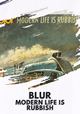 Blur Modern Life Is Rubbish A3 Print Poster Wall Art Album CD.
