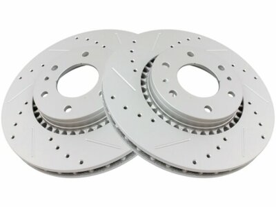 Front TRQ Brake Rotor Set fits Buick Rainier 2004-2007 5.3L V8 41DBPQ ...