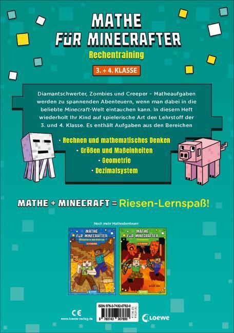 Thumbnail - Mathe Für Minecrafter - Rechentraining Loewe Lernen Und Rätseln