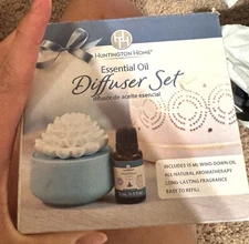Huntington Home Essential Oil Diffuser Set 100% New, sealed, unopened box Deta