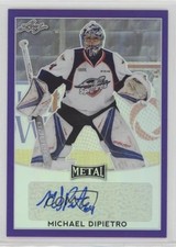 2016-17 Leaf Metal Purple Prismatic 3/15 Michael DiPietro #BA-MD1 Auto 3xv
