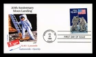 Dr Jim Stamps $2.40 Priority Mail Man on Moon First Day Cover 1989