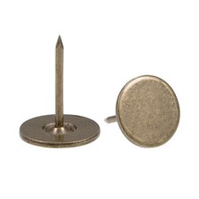 Upholstery Nails Tacks 16mmx20mm Flat Head Furniture Nails Bronze Tone 40 Pcs