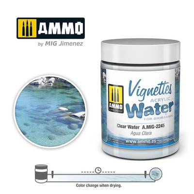 Ammo MIG 2245 - Clear Water - Neu