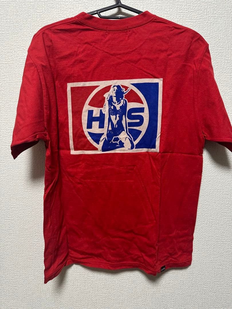 HYSTERIC GLAMOUR HYS Logo T-Shirt Red M - Gem