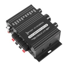 Amplificador de Potencia de Audio para Automóvil Doble Canal USB Tarjeta SD AUX BT Estéreo Mini XAT ⭐
