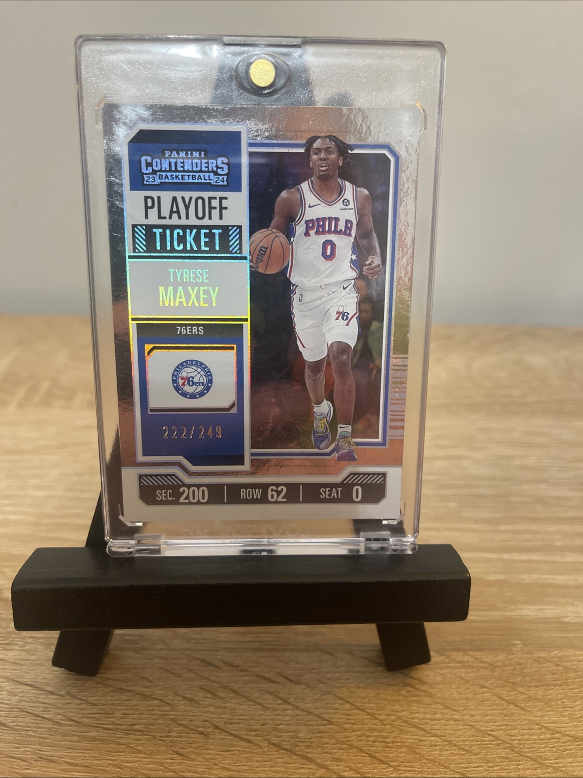2023-24 Panini Contenders - Tyrese Maxey #7 Playoff Ticket /249