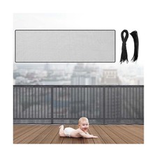 Hosuly Banister Guard 10 x 3 ft Balcony Netting for Kids Pets Stair... Fast Ship