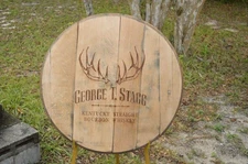 George T. Stagg Kentucky  Bourbon Whiskey Barrel Head/Lid