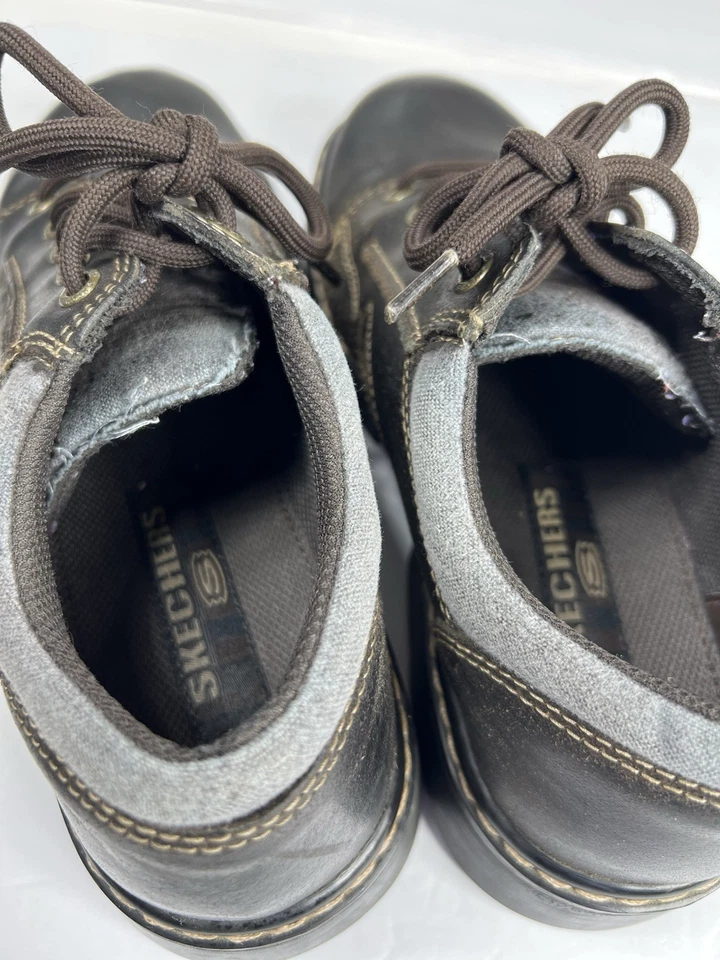 Vintage 90s Y2K Skechers Jammer Oxford Chunky Platform Shoes 8.5 Lug Retro - Image 3 of 4