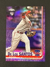 Enyel De Los Santos 2019 Topps Chrome Rookie Purple Refractor /299 Phillies 