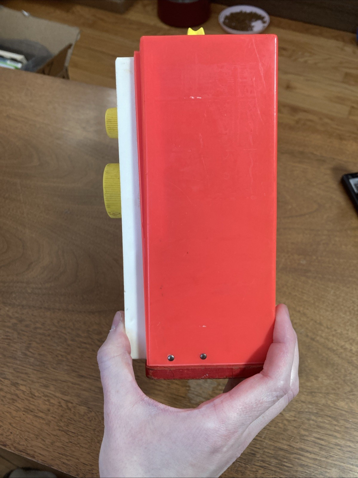 Vintage Children’s Toy Fisher-Price Two Tune Music Box TV 1966 Works