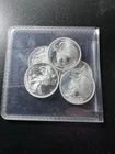 Lot of Five (5) 0.10 (1/10) Troy Ounce .999 Silver Walking Liberty Round 1/2 Oz