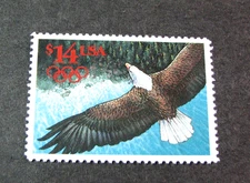 US Stamp Scott# 2542 Eagle in Flight 1991 MNH H357