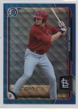 2015 Bowman Chrome Prospects Blue Wave Refractor Rowan Wick #BCP175 0f8