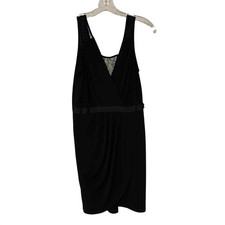 BCBGeneration Little Black Dress with lace detailing on back and shoulders sz 4