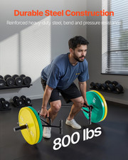 Trap Bar Hex Bar Squat Shrug Barbell Weightlifting Open-Ended Frame 2 inch