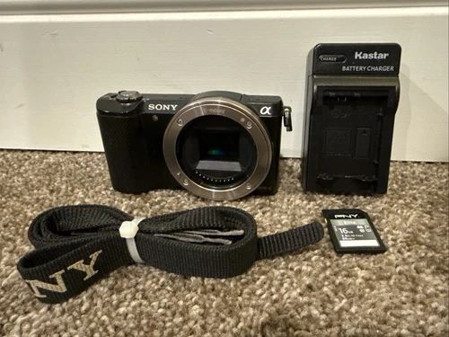 Sony Alpha a5000 ILCE 5000 Mirrorless Digital Camera Body with 16GB SD 642 SC