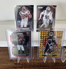 Bengals Lot Ja’Marr Chase Prizm RC+ Gold Mosaic Jenkins RC 4 Card Lot