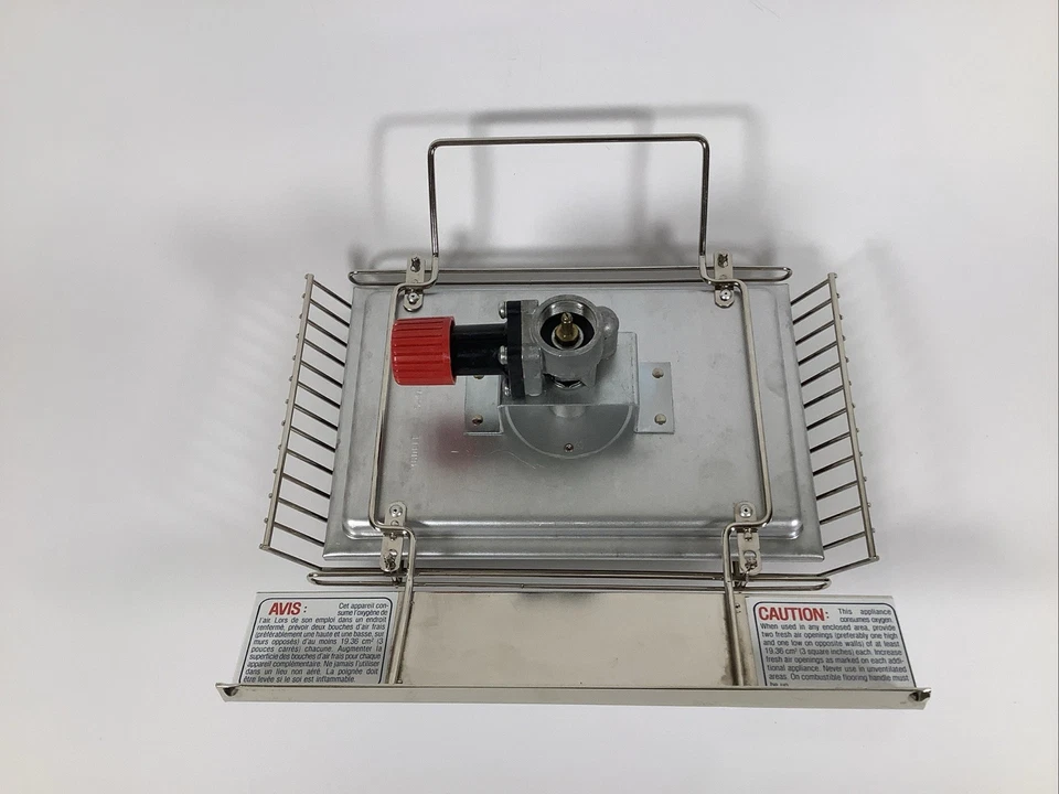 Vintage Coleman 5447-901 Portable Propane Catalytic Heater Made in Canada Foto 4 de 4