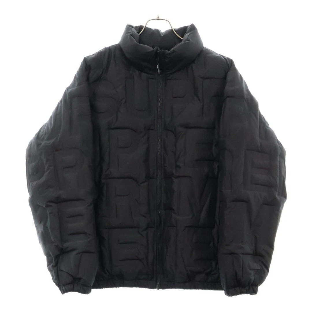 Doudoune bouffante logo collé SUPREME 19SS noir occasion 787c809d723be90eb065bbeb52