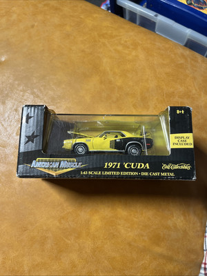 ERTL COLLECTIBLES AMERICAN MUSCLE 1971 PLYMOUTH CUDA