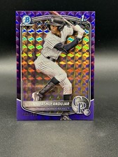 2025 Bowman Ashly Andujar 1st Purple Geometric Refractor 193/250 BCP-20
