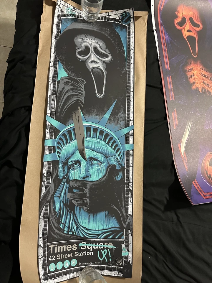 Ghostface Scream - Steven Luros Holliday Poster Bundle of 4 POSTERS - Image 2 of 4