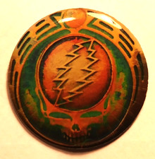 Owsley Stanley PIN Vintage Obsolete 1 Inch SYF Grateful Dead Rare Bear LSD King