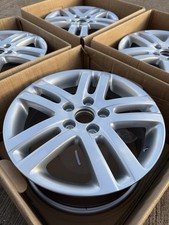 VW CLEVELAND ALLOY WHEELS REFURBISHED MK6 GOLF JETTA TOURAN CADDY 5x112