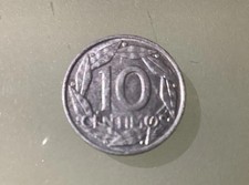 Spain 10 Centimos 1959 Circulated